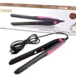 KEMEI Original KEMEI Professional Hair Straightener KM-328 (Pink)