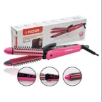 N.O.V.A-Straightener and Curler NHC-8890 3 in 1 Multifunction Prefect Crul Max Up 200C Hight Heat