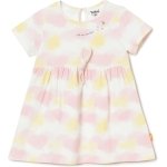 Milou Colour Shaded Cotton Printed Dress - White