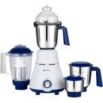 Bajaj Rex 750W Mixer Grinder with Nutri Pro Feature, 4 Jars, White