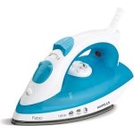 HAVELLS Fabio 1250 W Steam Iron with Teflon Coated Sole Plate, Vertical & Horizontal Ironing & 2 Years Warranty. (Blue)