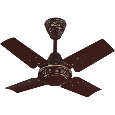 Bajaj Maxima 600 MM Ceiling Fan | High Speed | Double Ball Bearing | Quick-start High Torque Motor | 2-Yr Warranty 【Brown】