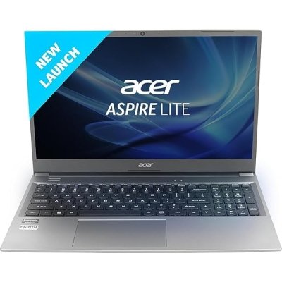 Acer Aspire Lite 11th Gen Intel Core i3 Premium Metal Laptop (8GB RAM/512GB SSD/Windows 11 Home) AL15-51, 39.62cm (15.6") Full HD Display, Metal Body, Steel Gray, 1.59 Kg