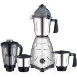 Morphy Richards Icon Superb 750 Watts Mixer Grinder| 4 Stainless Steel Mixer Jars including Juicer Jar| 3-Speed Control with Pulse Effect| 1-Yr Warranty by Brand| Silver & Black