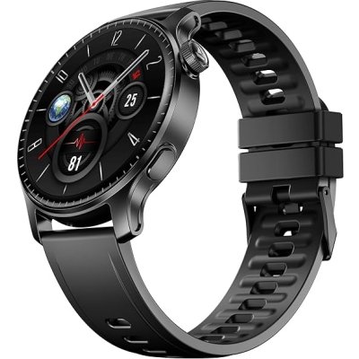 boAt New Launch Ultima Prime smartwatch with 1.43” AMOLED Display, Personalized Fitness Nudges, Functional Crown,100+ Sports Modes, Watch Face Studio (Onyx Black)