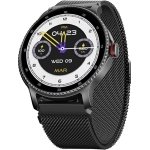 boAt Lunar Discovery w/ 1.39" (3.5 cm) HD Display, Turn-by-Turn Navigation, DIY Watch Face Studio, Bluetooth Calling, Emergency SOS, QR Tray, Smart Watch for Men & Women(Black Metal)