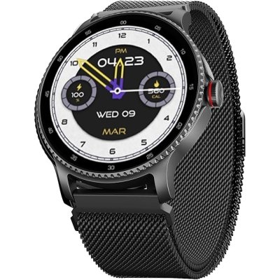 boAt Lunar Discovery w/ 1.39" (3.5 cm) HD Display, Turn-by-Turn Navigation, DIY Watch Face Studio, Bluetooth Calling, Emergency SOS, QR Tray, Smart Watch for Men & Women(Black Metal)