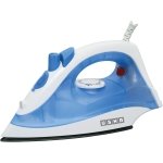 Usha 3713 1300Watt Steam Iron with Self Cleaning Function | Teflon Coated Soleplate | Powerful Steam Output upto18gm/min | 180ml Water Tank Capacity | 2 Years Warranty | (Blue & White)