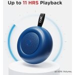 boAt Stone 135 Portable Wireless Speaker with 5W RMS Immersive Sound,IPX4 Water Resistance, True Wireless Feature, Up to 11H Total Playtime, Multi-Connectivity Modes with Type C Charging(Bold Blue)