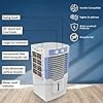 Crompton Ginie Neo Personal Air Cooler - 10L, White and Light Blue