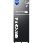 Samsung 396 L, 3 Star, Convertible 5-in-1, Digital Inverter, Frost Free Double Door, Bespoke AI WiFi Enabled Refrigerator (RT41DG6A4DB1HL, Black Matte)