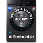 Samsung 9 kg, 5 star, AI EcoBubble, Super Speed, Wi-Fi, Hygiene Steam with Inbuilt Heater, Digital Inverter, Fully-Automatic Front Load Washing Machine (WW90DG5U24AXTL, Inox)