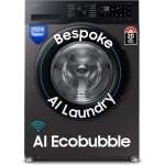 Samsung 12 kg, 5 Star, Super Speed, Wi-Fi, Hygiene Steam with Inbuilt Heater, Digital Inverter, Fully-Automatic Front Load Washing Machine (WW12DG5B24ASTL, Navy)