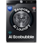 Samsung 12 kg, 5 Star, AI Control, Super Speed, Wi-Fi, Hygiene Steam with Inbuilt Heater, Digital Inverter, Fully-Automatic Front Load Washing Machine (WW12DG6B24ABTL, Black)