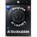 Samsung 12 kg, 5 Star, AI Control, Super Speed, Wi-Fi, Hygiene Steam with Inbuilt Heater, Digital Inverter, Fully-Automatic Front Load Washing Machine (WW12DB7B24GBTL, Black)