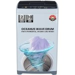 Haier 6 kg 5 Star Oceanus Wave Drum Washing Machine Fully Automatic Top Load (HWM60-AE, Moonlight Silver)