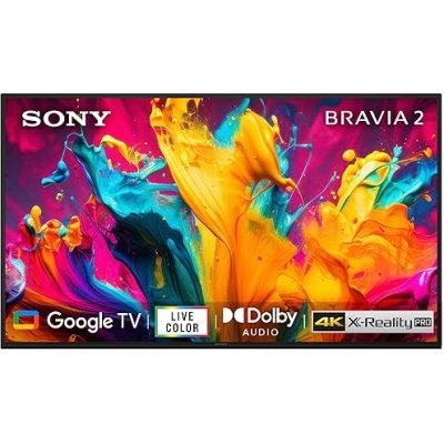 Sony BRAVIA 2 Series 108 cm (43 inches) 4K Ultra HD Smart LED Google TV K-43S20B (Black)