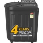 Whirlpool 7.0 Kg 5 Star MAGIC CLEAN Semi-Automatic Top Loading Washing Machine (MAGIC CLEAN RYL SRS 7.0 GREY DAZZLE (5YR), 4 Year Comprehensive Warranty, 1400 RPM Motor, 5 Year Motor Warranty)