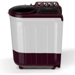 Whirlpool 7 KG 5 Star, Supersoak Technology Semi Automatic Top Load Washing Machine (ACE 7.0 Super Soak (Wine)) (Wine)