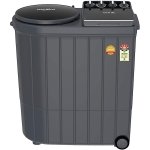 Whirlpool 9 Kg 5 Star Ace XL Semi-Automatic Top Loading Washing Machine(WP WM ACE XL 9 GREY DAZZLE (10YR) 30328)