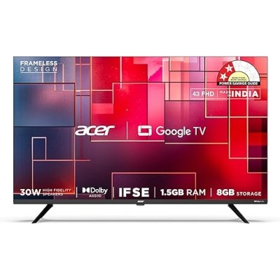 Acer 109 cm (43 inches) G Plus Series Full HD LED Smart Google TV AR43FDGGR2841AD