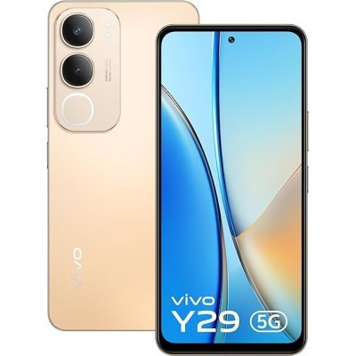 Vivo Y29 5G (Titanium Gold, 8GB RAM, 128GB Storage) with No Cost EMI/Additional Exchange Offers