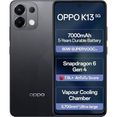 Oppo K13 5G (Prism Black, 8GB RAM 128GB Storage)