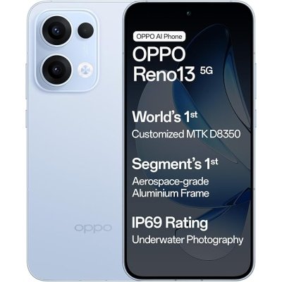 OPPO Reno13 5G (Sky Blue, 8GB RAM, 256GB Storage)