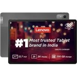 Lenovo Tab P12|12.7 Inch,3K Display|8 Gb,256 Gb (Expandable Up to 1 Tb)|10200 Mah Battery|Jbl Quad Speakers with Dolby Atmos|WiFi 6 Certified|Octa-Core Processor|13 Mp Front Camera (Zach0090In),Grey
