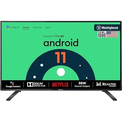 Westinghouse 106 cm (43 inches) W2 Series Full HD Certified Android LED TV WH43FX71 (Black)