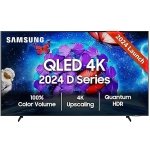 Samsung 163 cm (65 inches) QE1D Series 4K Ultra HD QLED Smart TV QA65QE1DAULXL (Black)