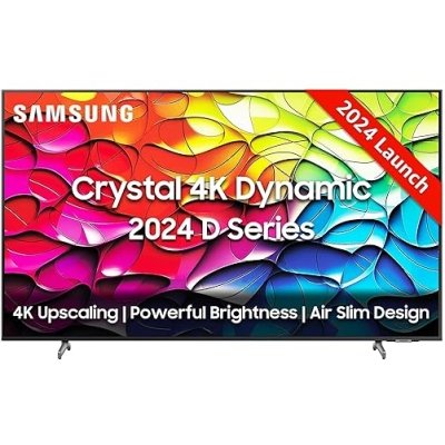 Samsung 163 cm (65 inches) D Series Brighter Crystal 4K Dynamic Ultra HD Smart LED TV UA65DUE80AKLXL (Titan Gray)