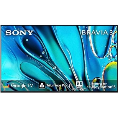 Sony BRAVIA 3 Series 164 cm (65 inches) 4K Ultra HD AI Smart LED Google TV K-65S30 (Black)
