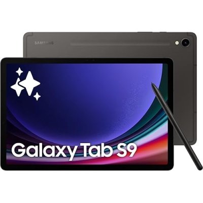 Samsung Galaxy Tab S9, S Pen in-Box, 27.81 cm (11 inch) Dynamic AMOLED 2X Display, RAM 12 GB, ROM 256 GB Expandable, Wi-Fi Tablet, Graphite