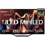 Hisense 139 cm (55 inches) U7N Series 4K Ultra HD Smart QLED Mini LED TV 55U7N (Black)