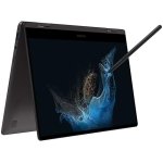 Samsung Galaxy Book2 360 Intel 12th Gen i7 EvoTM 33.78cm (13.3") AMOLED 2 in 1 Touch Screen Laptop (16 GB/512 GB SSD/Windows 11/MS Office/Backlit KB/Fingerprint Sensor/Graphite/1.16Kg), NP730QED-KA1IN