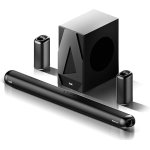 boAt Aavante Bar 5500DA 500W Bluetooth Soundbar w/Dolby Atmos & Cinematic Sound,5.1.2 Channel,8 Drivers for Surround Sound Effect,Multi- Compatibility, Remote Control(Premium Black)