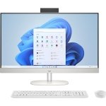 HP All-in-One Desktop 27 PC, AMD Ryzen 7 7730U, 16 GB DDR4, 1TB SSD,Dual 2W Speakers,Windows 11,MSO, Shell White, 6.72 kg, 27-cr0047in