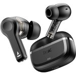boAt Nirvana Space, 360º Spatial Audio, Active Noise Cancellation (~32dB), 100Hrs Battery,4Mics ENx, Fast Charge, v5.3 Bluetooth Earbuds, TWS Ear Buds Wireless Earphones with mic (Cosmic Black)