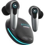 Boult Audio Maverick with 35H Playtime, 45ms Xtreme Low Latency Mode, Quad Mic ENC, Type C Fast Charging (10Mins=120Mins), 10mm Drivers, BT 5.3, IPX5 Airbass True Wireless in Ear Earbuds (Black)