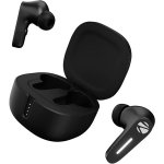 ZEBRONICS Sound Bomb 7 Bluetooth TWS in Ear Earbuds with 60H Playtime, ENC Mic, Rapid Charge, Upto 50ms Gaming Mode, Flash Connect, Voice Assistant, Smooth Touch Control, BT v5.2, Type C (Black)