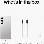 Samsung Galaxy S24 5G AI Smartphone (Marble Gray, 8GB, 256GB Storage)