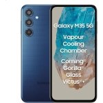 Samsung Galaxy M35 5G (Moonlight Blue,8GB RAM,128GB Storage)| Corning Gorilla Glass Victus+| AnTuTu Score 595K+ | Vapour Cooling Chamber | 6000mAh Battery | 120Hz Super AMOLED Display| Without Charger