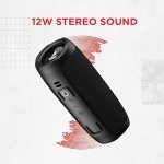 boAt Stone 620 Bluetooth Speaker with 12W RMS Stereo Sound, 10HRS Playtime, TWS Feature, IPX4, Multi-Compatibility Mode(Black)