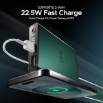 boAt Energyshroom PB300 Pro 10000mAh | Pocket Size Compact Power Bank, Type-C Input (2-Way Port), Pass-Through Charging, Compatible with Tablets, Smartphones, Earbuds, Smartwatch(Emerald Green)