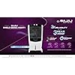 Bajaj Shield Series Mighty 95 Litre Desert Air Cooler for home with Dura Marine Pro Pump| Dura Tuff Pro Motor| 3-Yr Warranty | Hexacool & TurboFan Technology | Ice Chamber | 3-Speed Control | White