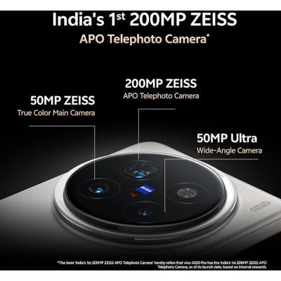 Vivo X200 Pro 5G (Titanium Grey, 16GB RAM, 512GB Storage) with No Cost EMI/Additional Exchange Offers