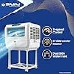 Bajaj Shield Series Vettora 55L Desert Cooler For Home | Inverter Compatibility | Dual Side Water Inlet | Ice Chamber | 60-Ft Air Throw | 3 Yrs Warranty (1 Yr Standard + 2 Yr Extended Warranty)【White】