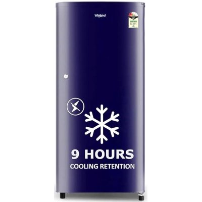 Whirlpool 184 L 2 Star Direct-Cool Single Door Refrigerator (205 WDE CLS 2S SAPPHIRE BLUE-Z, Blue,2023 Model)