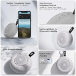 boAt Stone 135 Portable Wireless Speaker with 5W RMS Immersive Sound,IPX4 Water Resistance,True Wireless Feature, Up to 11H Total Playtime, Multi-Connectivity Modes with Type C Charging(Space Grey)